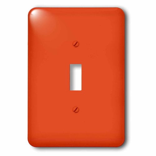 3dRose lsp_101605_6Floating Musical Notes In Orange 2 Plug Outlet Cover Multicolor 
